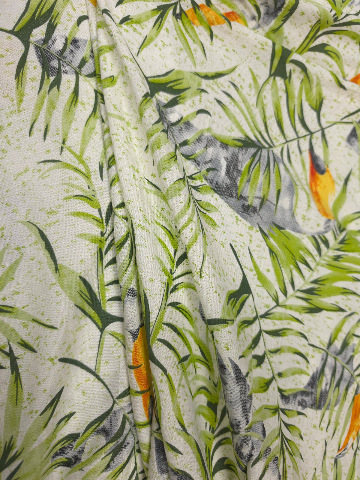 Tropical Toucan Modal Rayon Fabric – 60 Inch Width