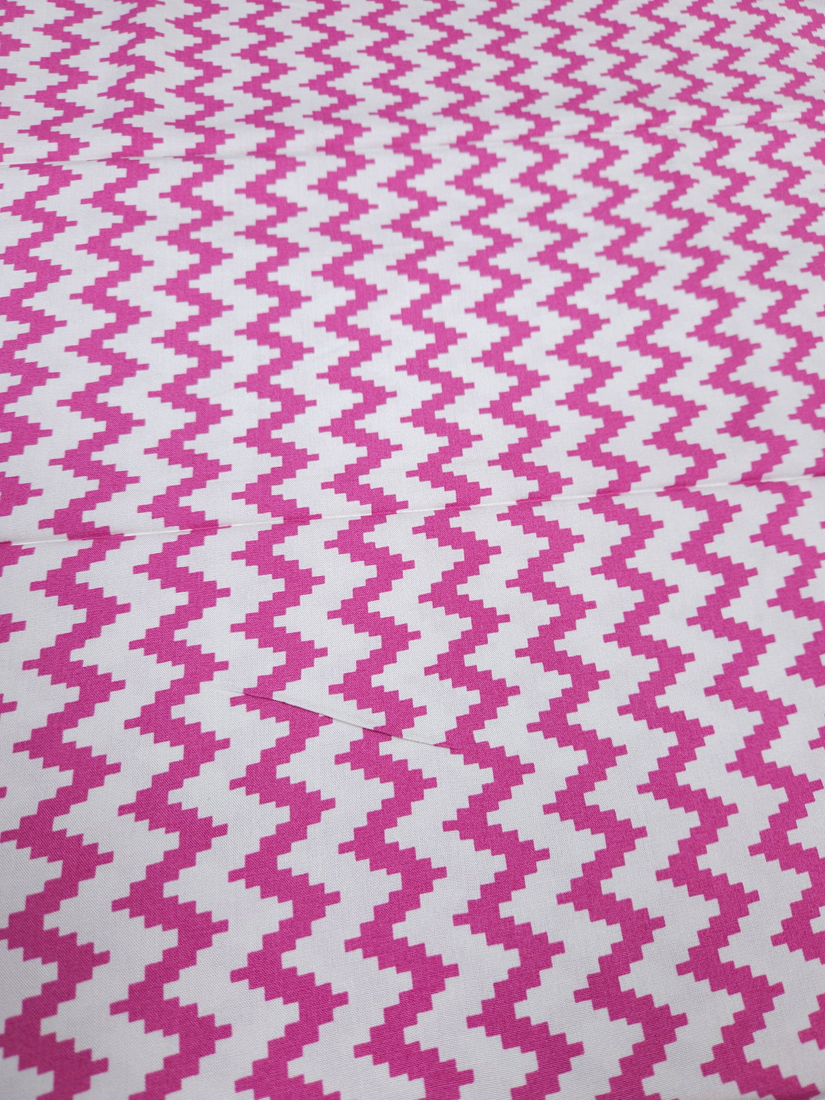 Premium Zig Zag Modal Rayon Satin Fabric 60 Inch Width