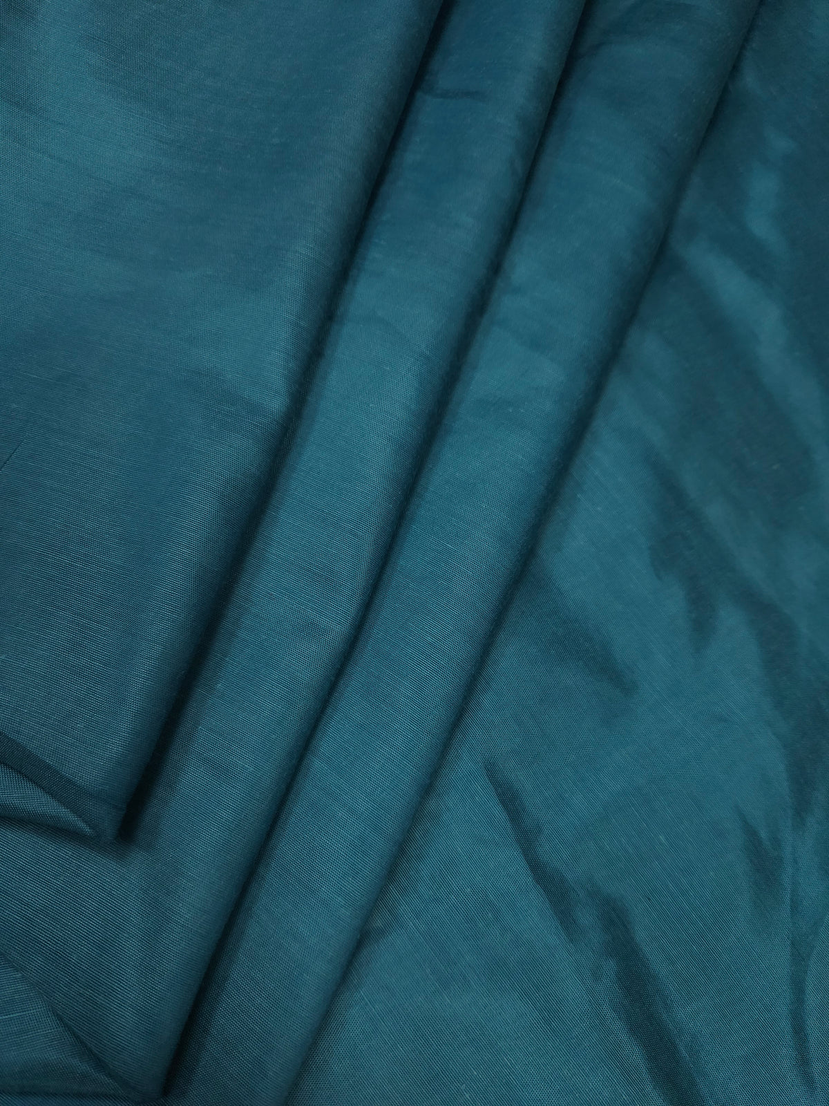Teal Blue Cotton Bandhani Print Embroidered Suit Set with Muslin Dupatta