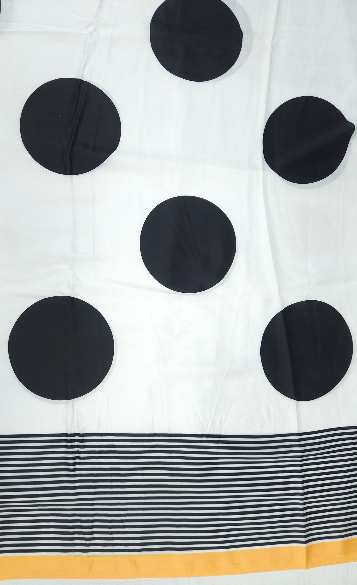 Black & White Armani Satin Farshi Salwar Suit Set with Digital Print Poly Georgette Dupatta
