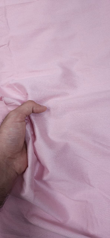 Blush Pink Cotton Silk Fabric