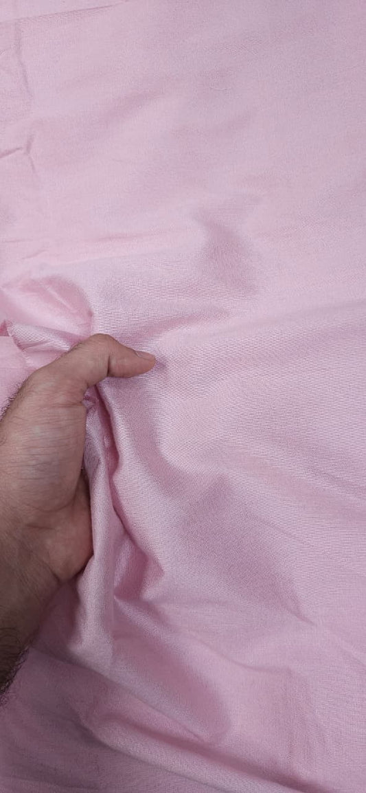 Blush Pink Cotton Silk Fabric