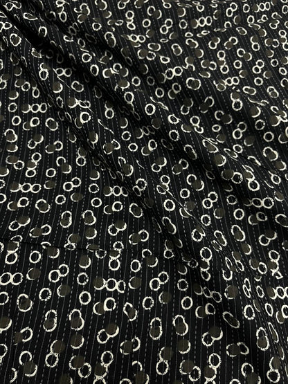 Midnight Circle Kantha Cambric Cotton