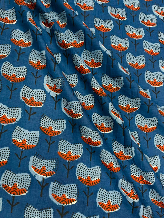 Ajrakh  Print Cambric Cotton