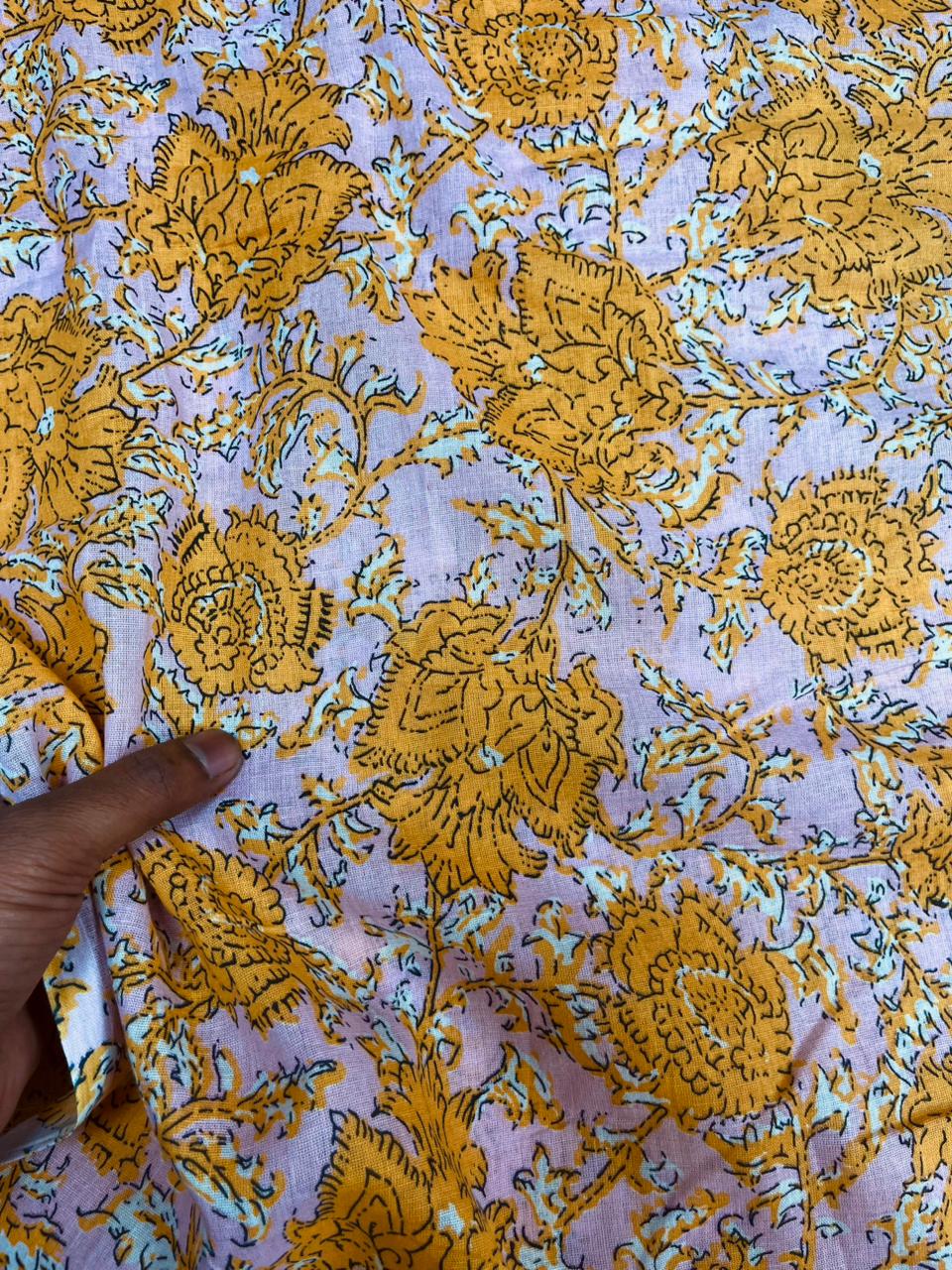 Marigold Whisper Cambric  Print