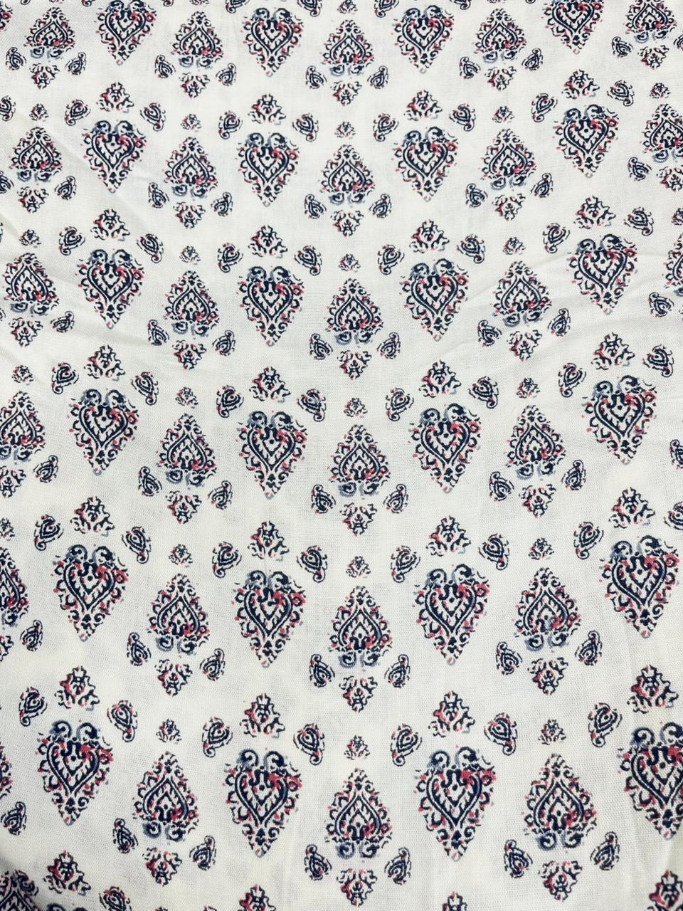 Ethnic Buta Print Rayon Fabric