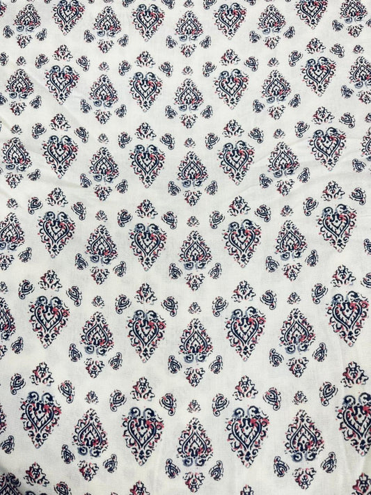 Ethnic Buta Print Rayon Fabric
