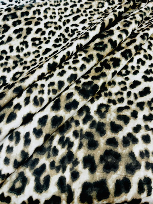 Desert Leopard Cotton Poplin