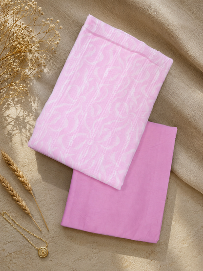 Pastel Pink Cotton Suit Set