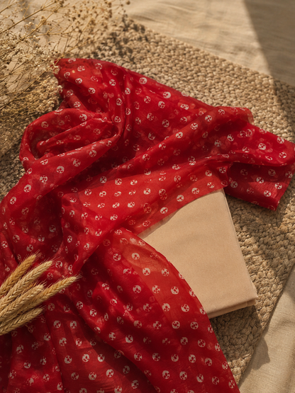 Cotton Silk Suit Set with 2.5 Meter Chanderi Dupatta
