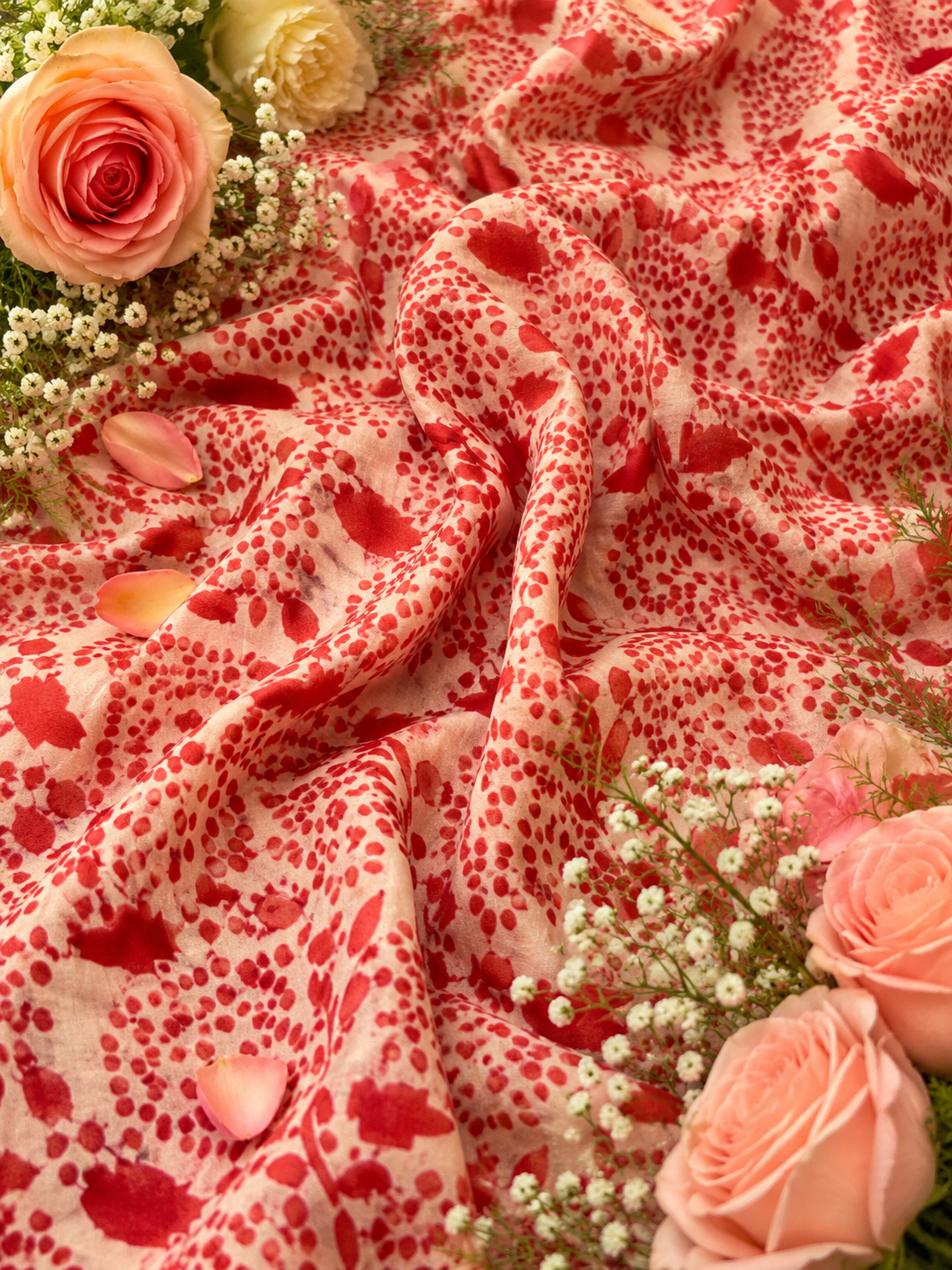 Rosewood Petal Modal Rayon Fabric