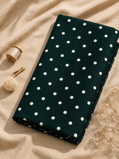 Premium Modal Rayon Polka Dot Fabric 60 Inch Width