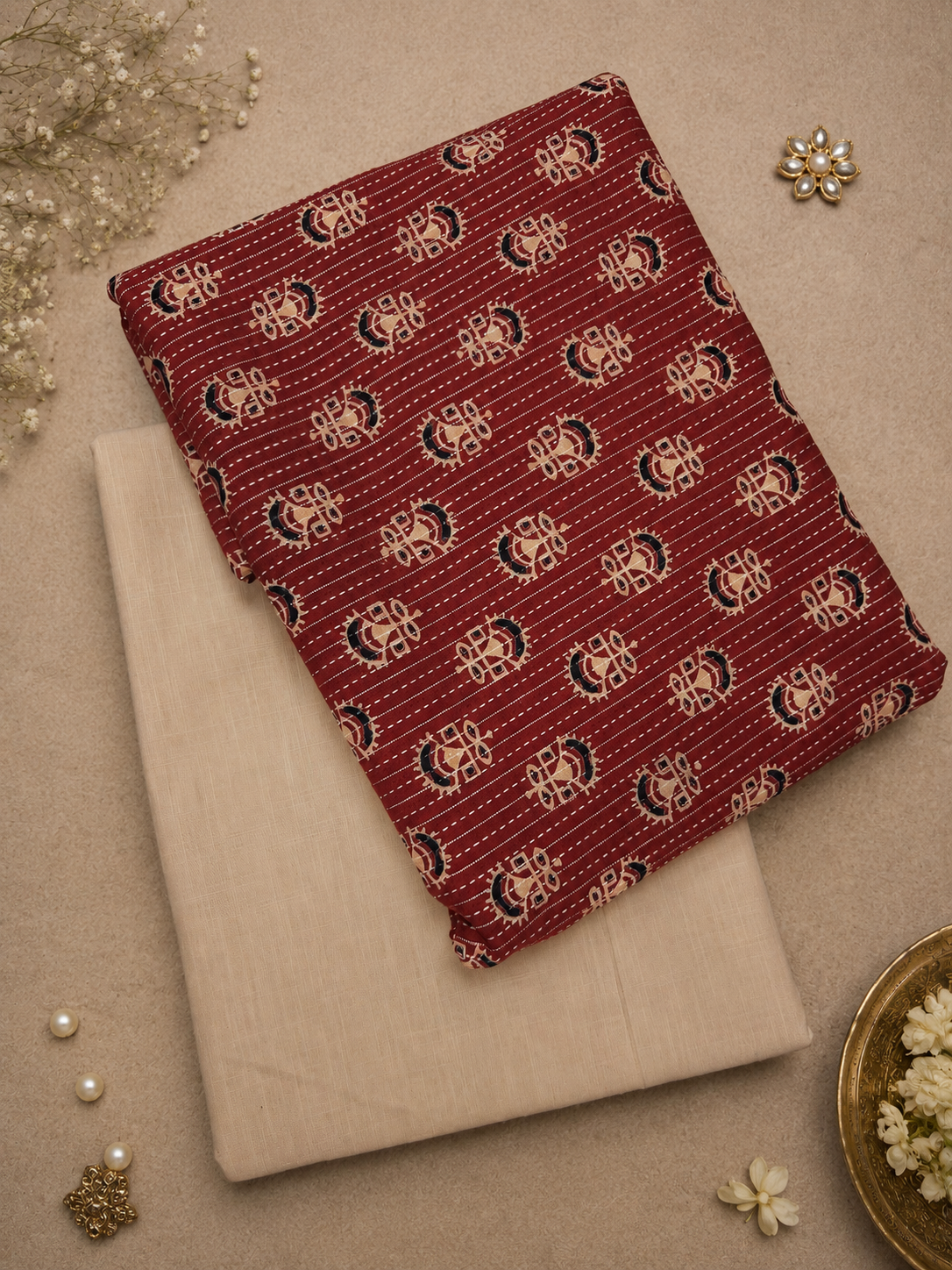 Royal Rust 100% cotton Suit Set