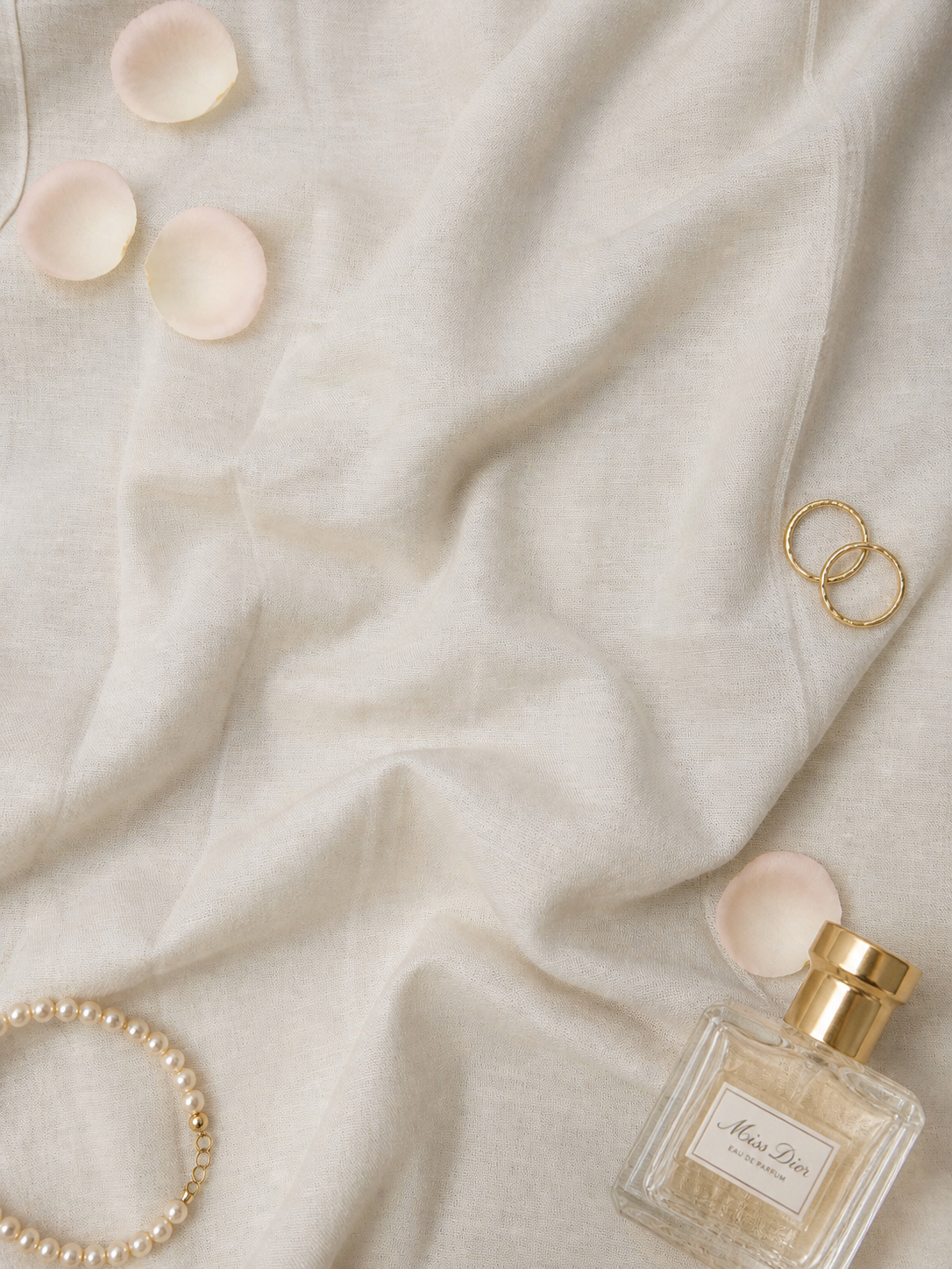 Premium Ivory Linen Cotton Fabric