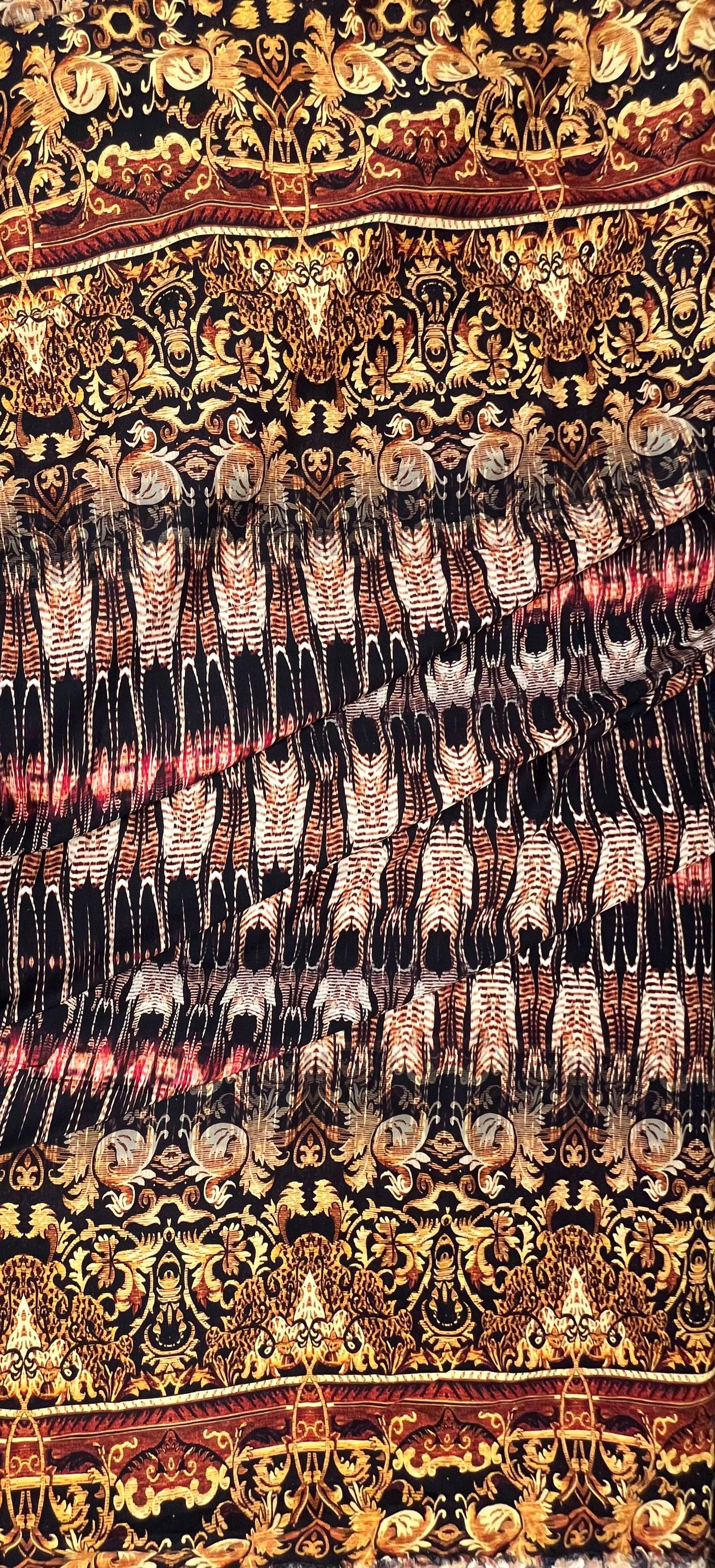 Royal Heritage Rayon Print Fabric