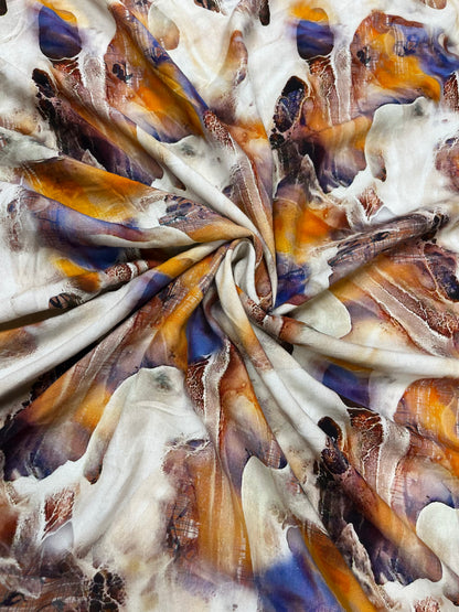 Abstract Marble Digital Print Fabric