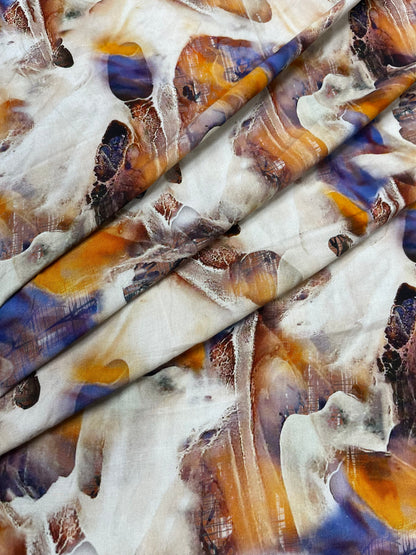 Abstract Marble Digital Print Fabric