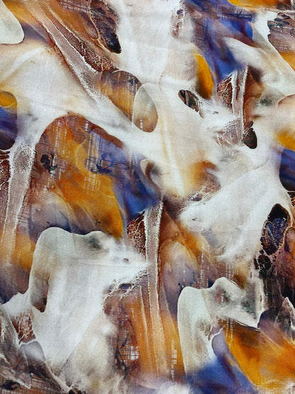 Abstract Marble Digital Print Fabric