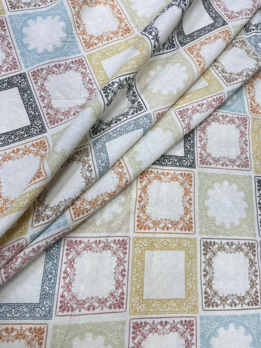 Royalty Frame Printed Linen