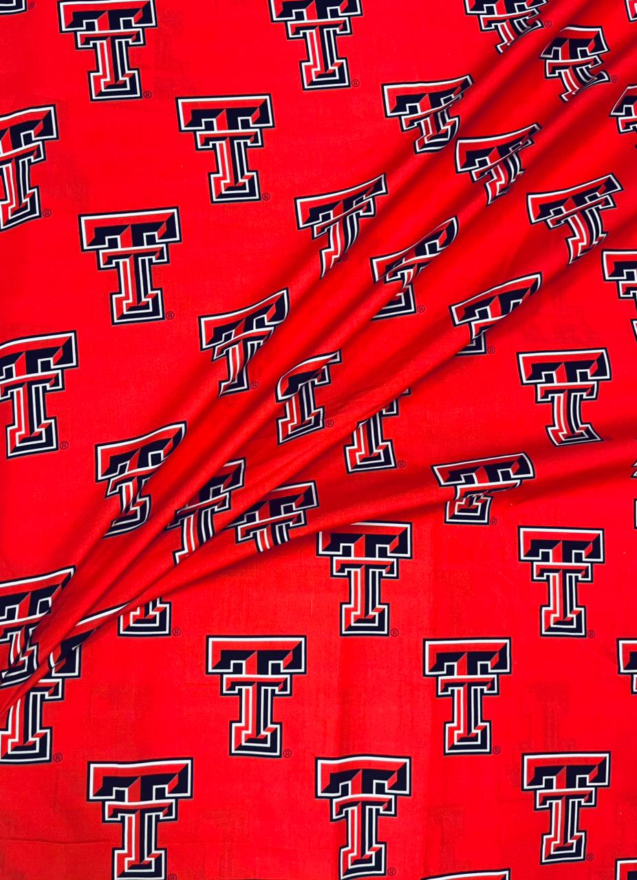 Crimson Letter Poplin Baby Print