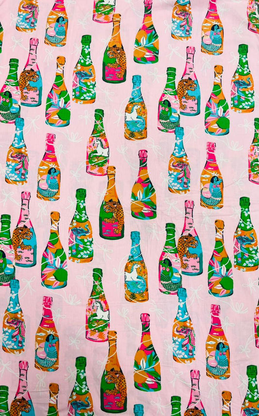 Colorful Bottle Poplin Baby Print