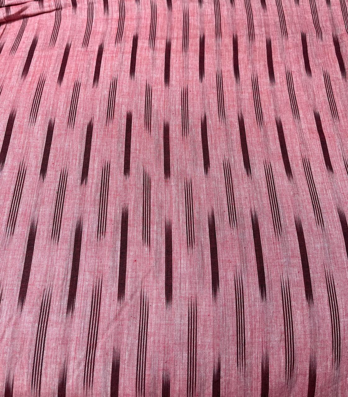 Rosewood Ikat Cotton Fabric