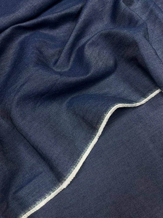 Indigo Cotton Denim Fabric