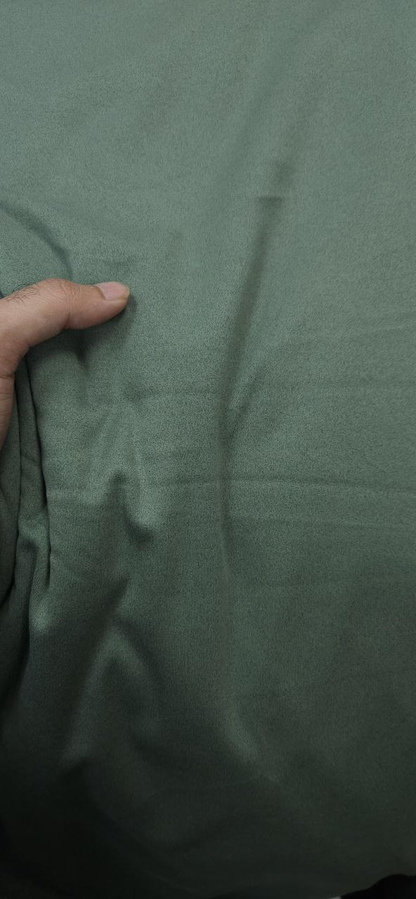 Sage Green Plain Suede Colour Fabric