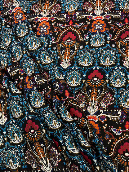 Boho Traditional Print Rayon Fabric