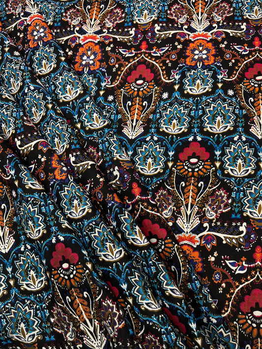 Boho Traditional Print Rayon Fabric