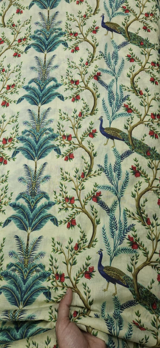 Forest Print Cambric Cotton