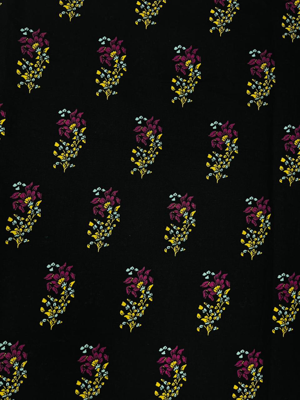 Red n Yellow Floral Linen