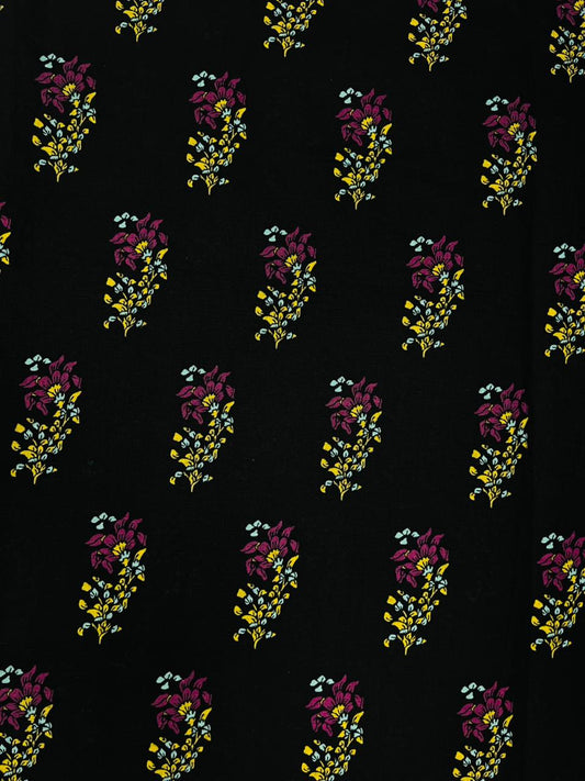 Red n Yellow Floral Linen