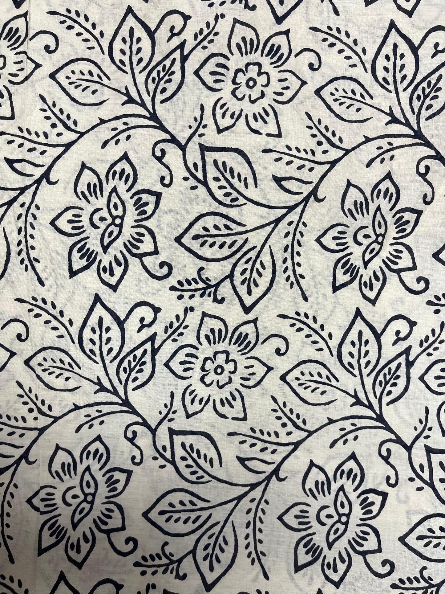 Premium Ikat Cotton Suit Set Fabric with Floral Bottom Print