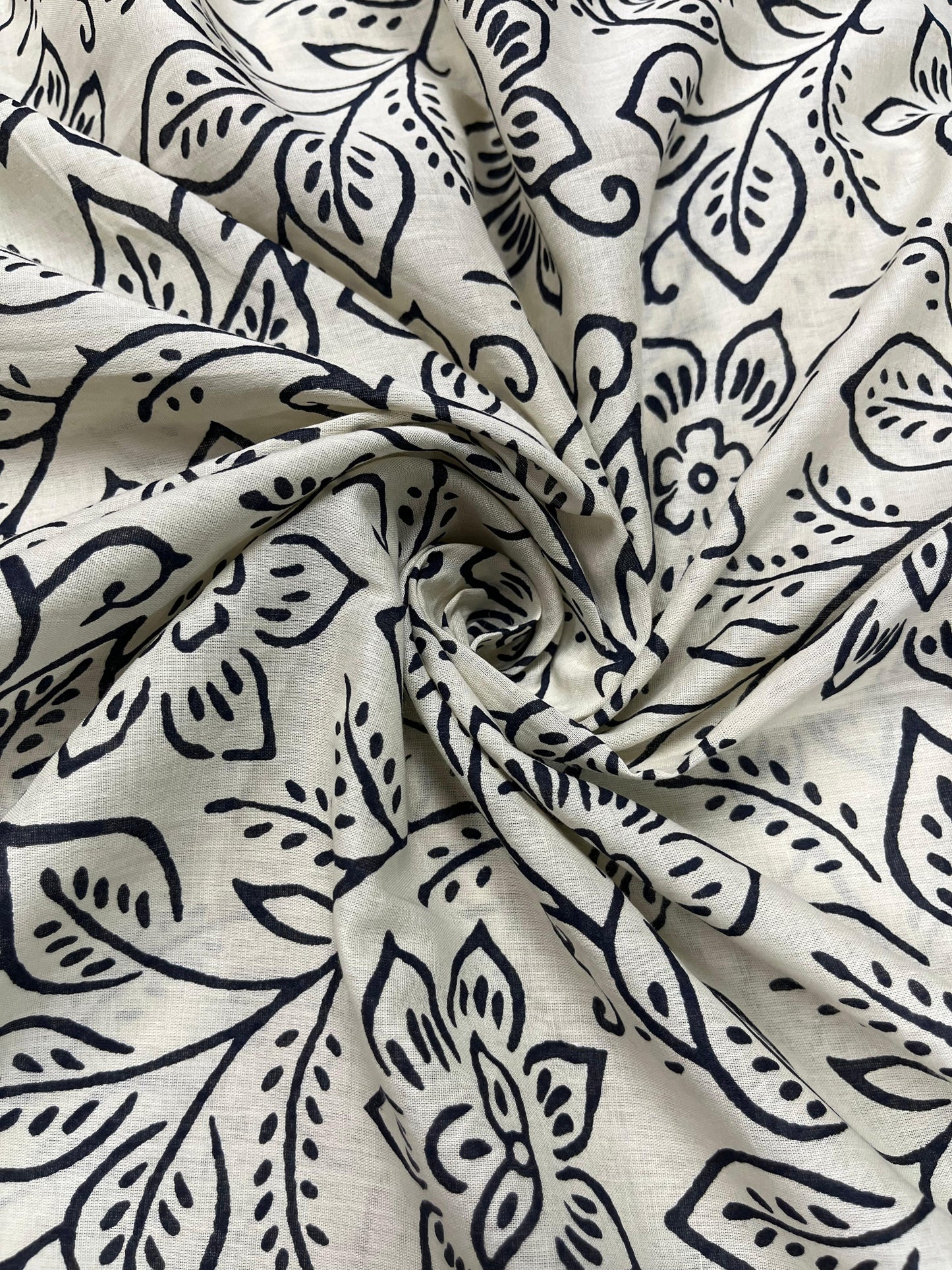 Premium Ikat Cotton Suit Set Fabric with Floral Bottom Print