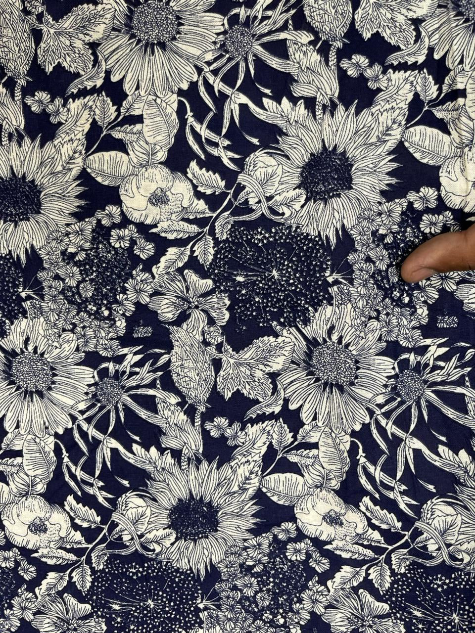Linen Kurta Fabric with Plain Cotton Bottom | Premium Unstitched Suit Set Material for Women