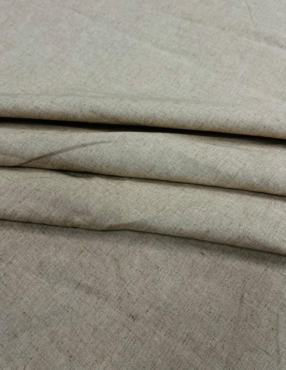 Beige Natural Linen Fabric 60" Width