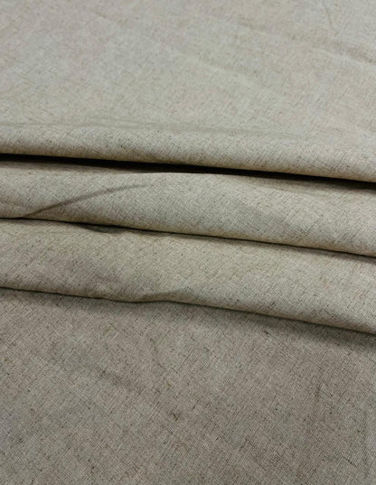 Beige Natural Linen Fabric 60" Width