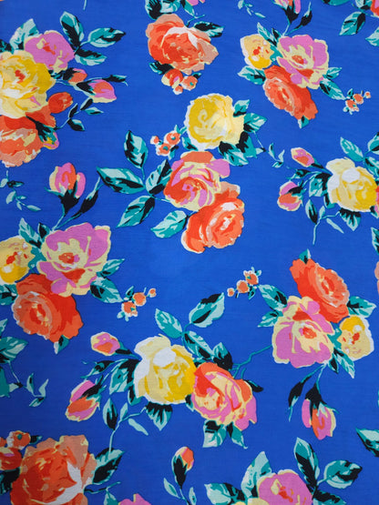Royal Bloom Rayon Suit Set