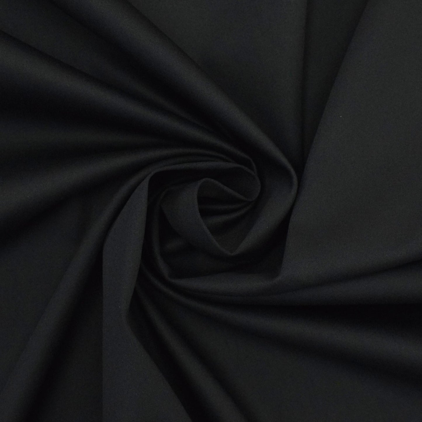 Premium Black Cotton Satin Lycra Fabric – 60 Inch Width