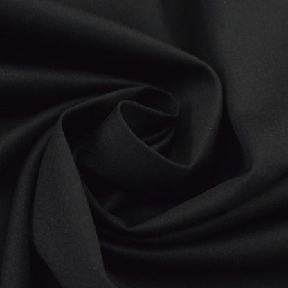 Premium Black Cotton Satin Lycra Fabric – 60 Inch Width