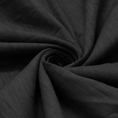 Premium Black Cambric Cotton Fabric – 60 Inch Width