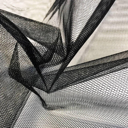 Premium Black Butterfly Net Fabric 60 Inch Width