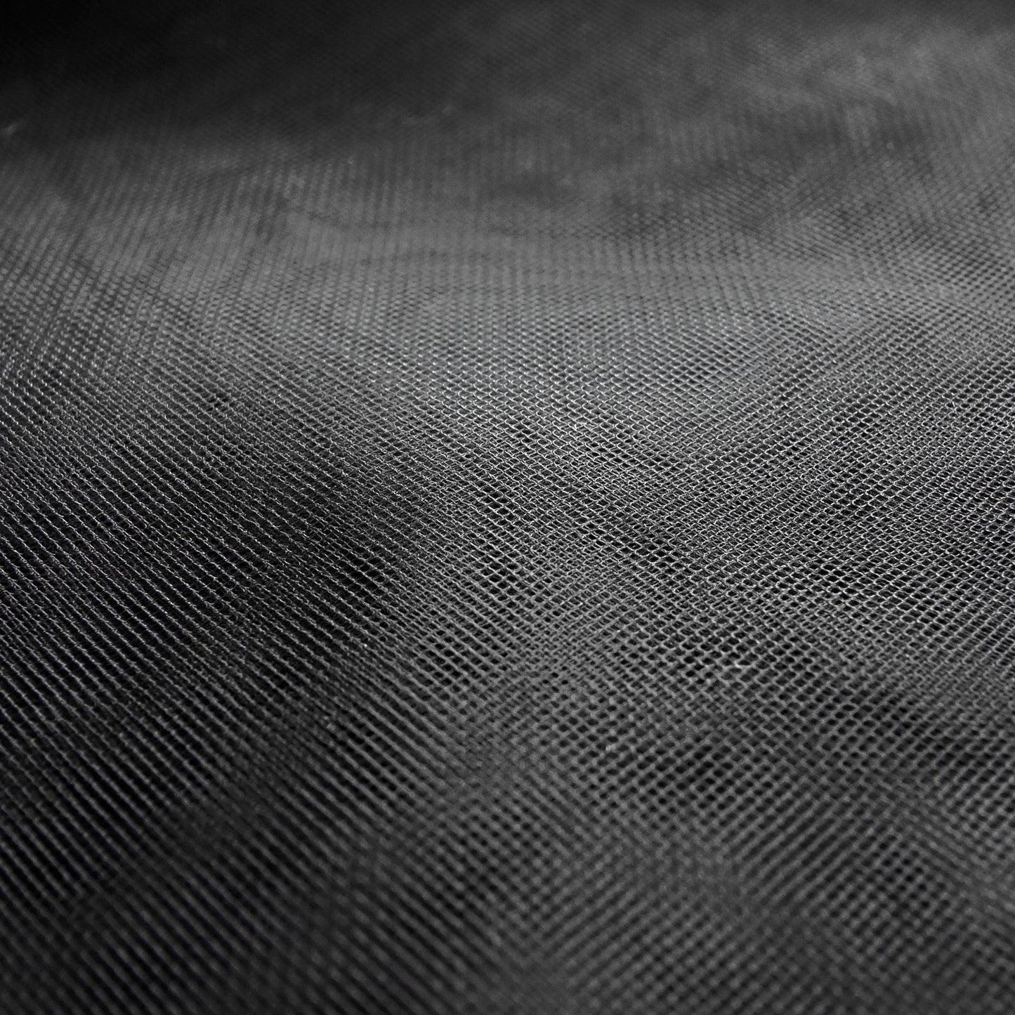 Premium Soft Black Net Fabric 44 Inch Width | Designer Net Dyeable Material