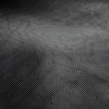 Premium Soft Black Net Fabric 44 Inch Width | Designer Net Dyeable Material