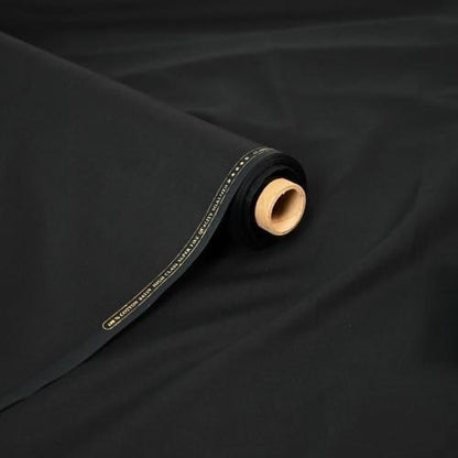 Premium Black Cambric Cotton Fabric – 60 Inch Width